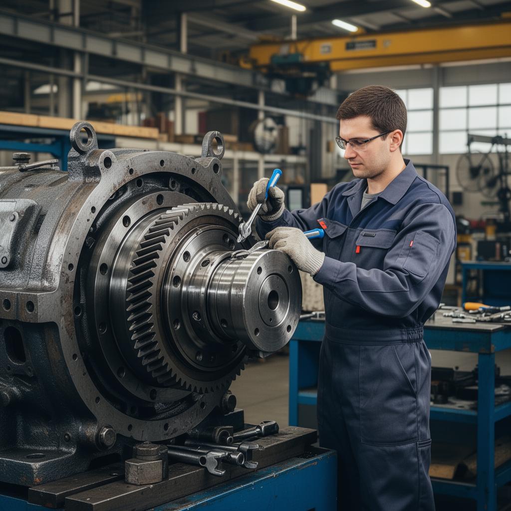 Manutenção de Peças Industriais
